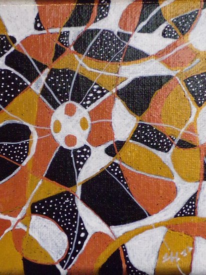 Unwinding- Original Abstract Acrylic Painting On Canvas