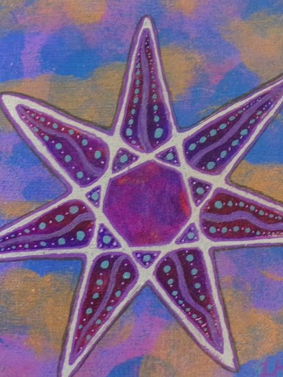 Welcome Sign- Original Abstract Acrylic Painting on Canvas