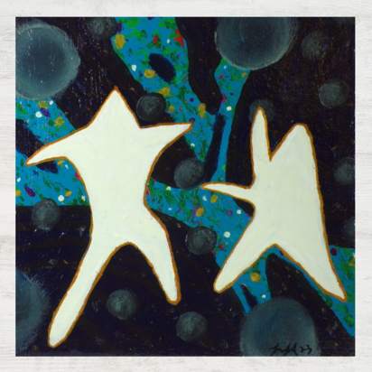 Dance Where You Are- Original Semi Abstract Figurative Acrylic Painting On Canvas